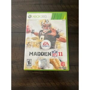 Madden NFL 11 Microsoft Xbox 360 EA Sports Football Game Drew Brees Cover CIB